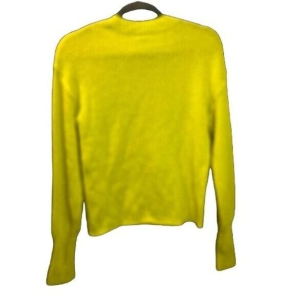 ABOUND Crew Neck Yellow Pull over‎ Ribbed Knit Sweater Jacket NWT XS - Picture 5 of 8